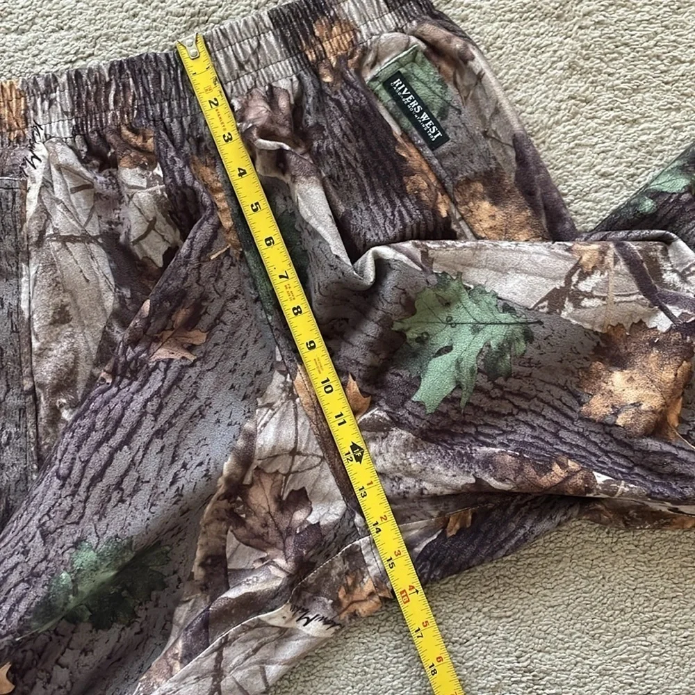 Rivers West Camo Hunting Pants Men’s L Pioneer Fleece Pant Widow Maker Camo 2138